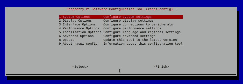 Raspi-config
