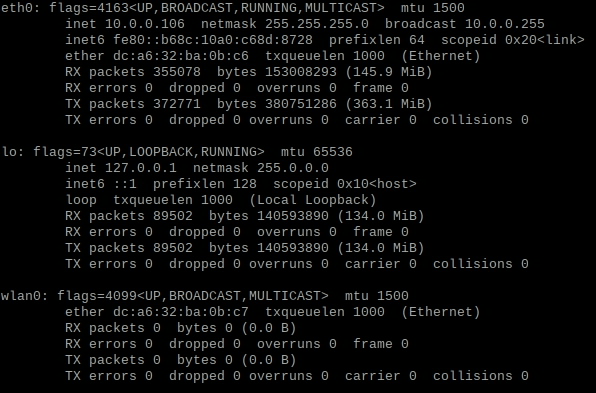 ifconfig